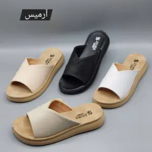 سرپایی زنانه آرمیس مشکی (42-38) 12 زوجی