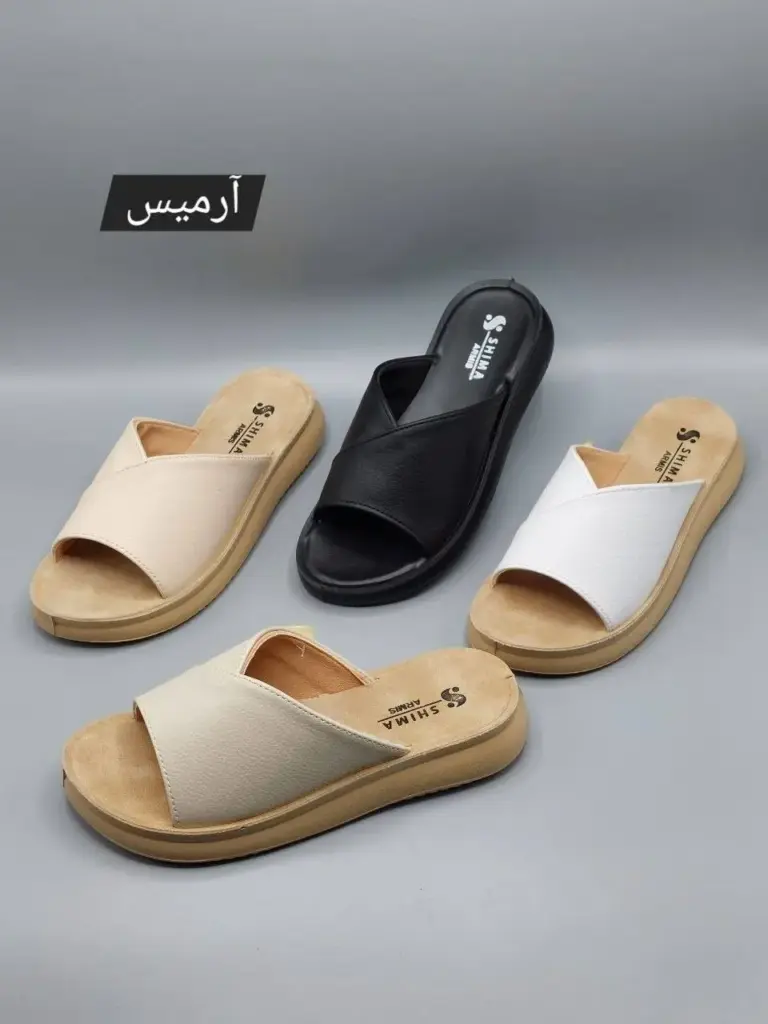 سرپایی زنانه آرمیس مشکی (42-38) 12 زوجی