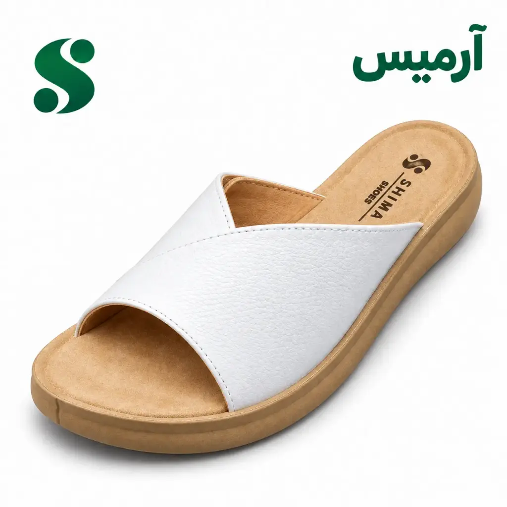 سرپایی زنانه آرمیس سفید (42-38) 12 زوجی
