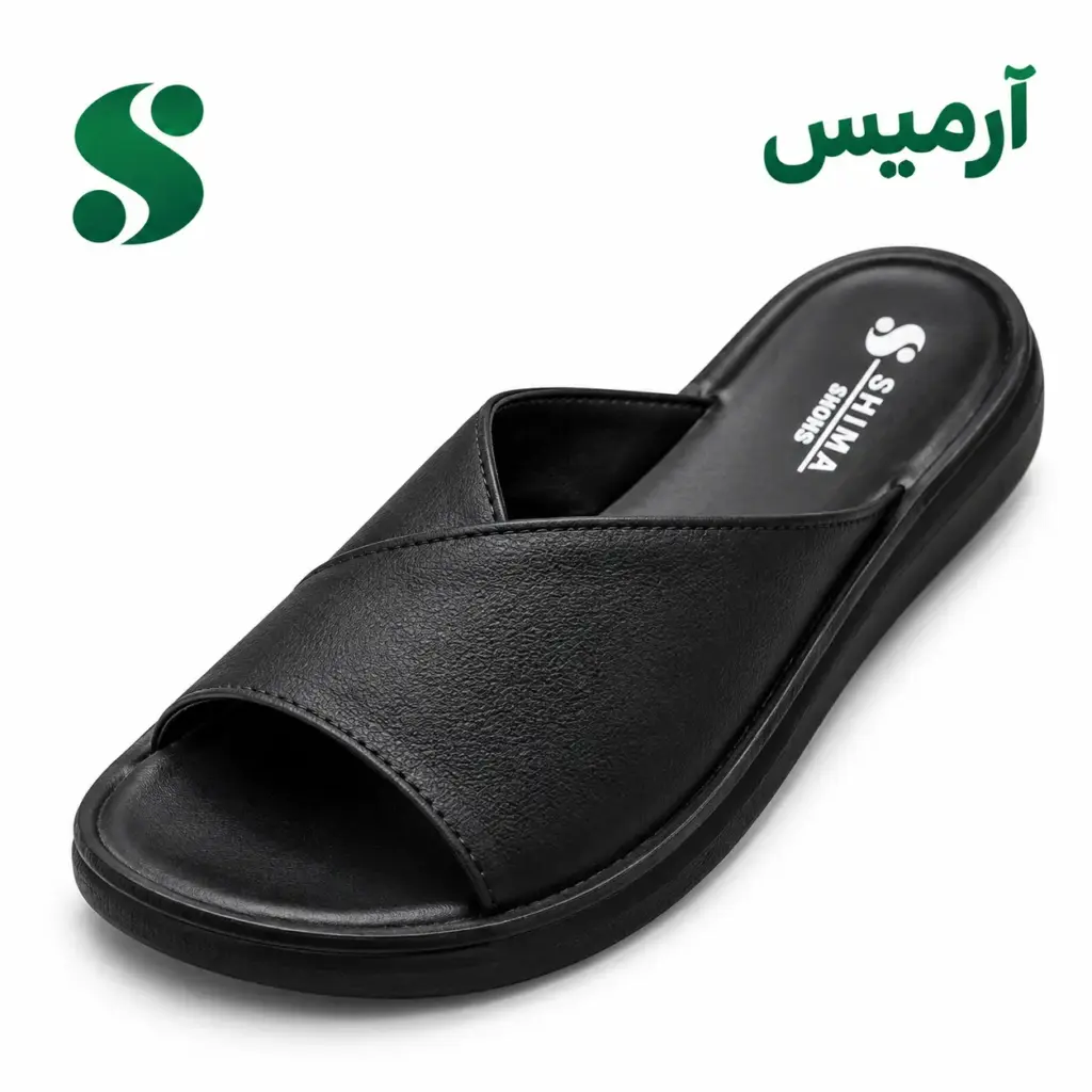 سرپایی زنانه آرمیس مشکی (41-37) 12 زوجی