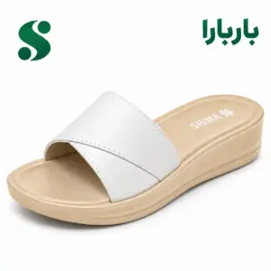 سرپایی زنانه باربارا سفید (41-37) 12 زوجی