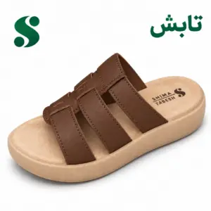 سرپایی زنانه تابش قهوه ای (37-41) 12 زوجی