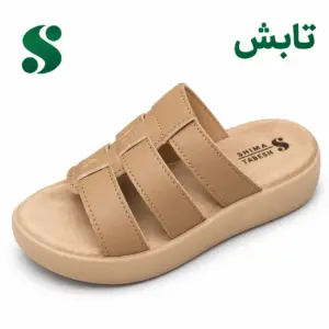 سرپایی زنانه تابش نسکافه ای (37-41) 12 زوجی