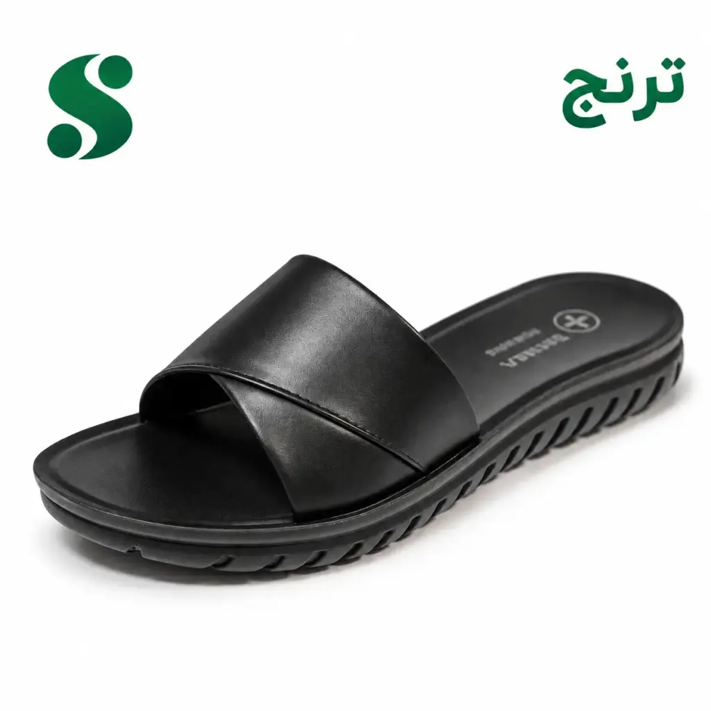 سرپایی زنانه ترنج  مشکی (41-37) 12 زوجی
