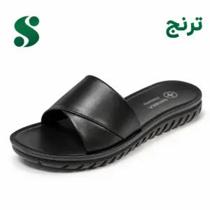 سرپایی زنانه ترنج مشکی (41-37) 12 زوجی