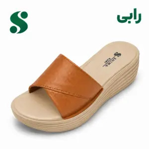 سرپایی زنانه رابی عسلی (39-37) 12زوجی