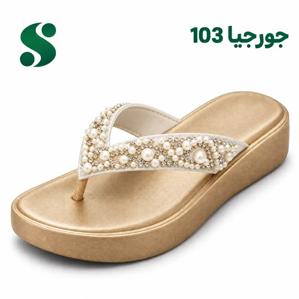 سرپایی زنانه لا انگشتی جورجیا 103 سفید (41-37) 12 زوجی