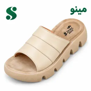 سرپایی زنانه مینو کرم (41-37) 12 زوجی