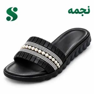 سرپایی زنانه نجمه مشکی (41-37) 12 زوجی