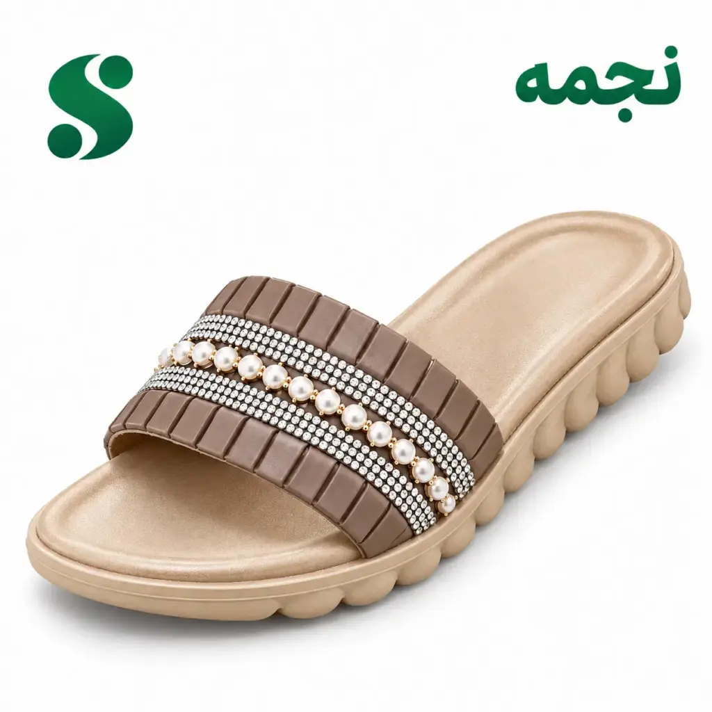 سرپایی زنانه نجمه نسکافه ای (41-37) 12 زوجی