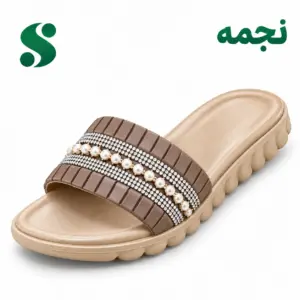 سرپایی زنانه نجمه نسکافه ای (41-37) 12 زوجی