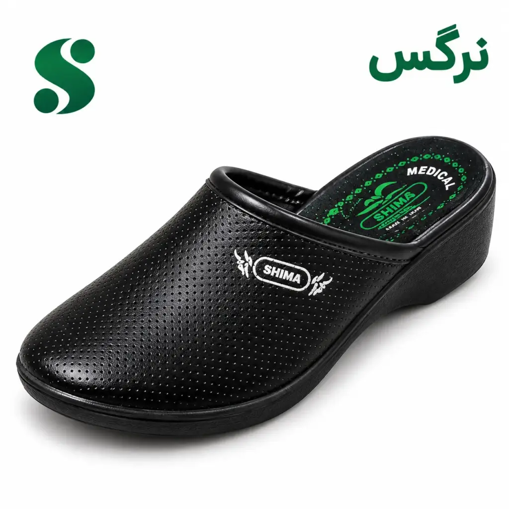 سرپایی زنانه نرگس  مشکی (39ـ37) 18