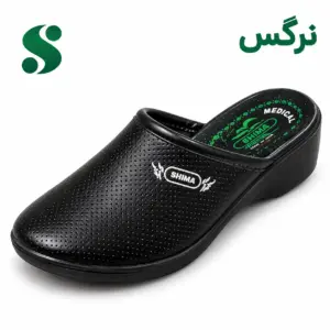 سرپایی زنانه نرگس مشکی (42-38) 18 زوجی