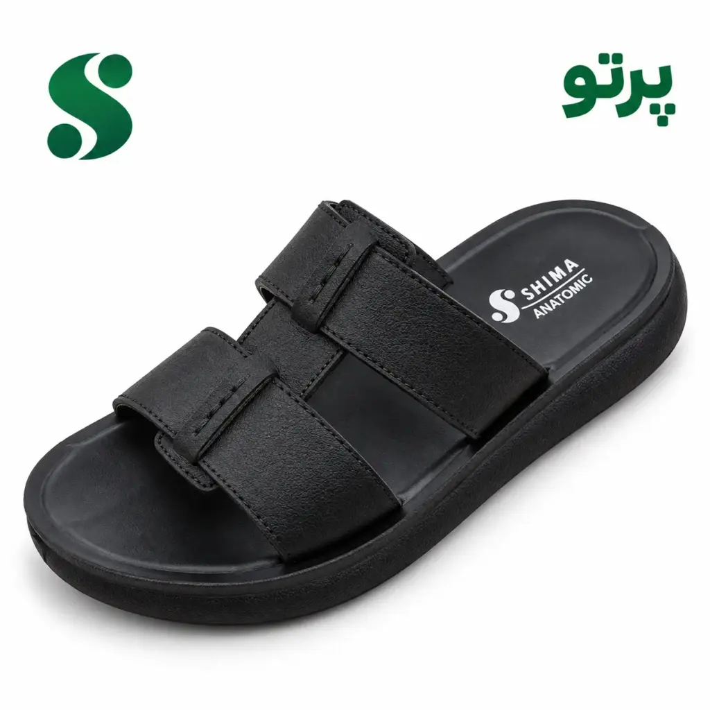 سرپایی زنانه پرتو مشکی (41-37) 12 زوجی