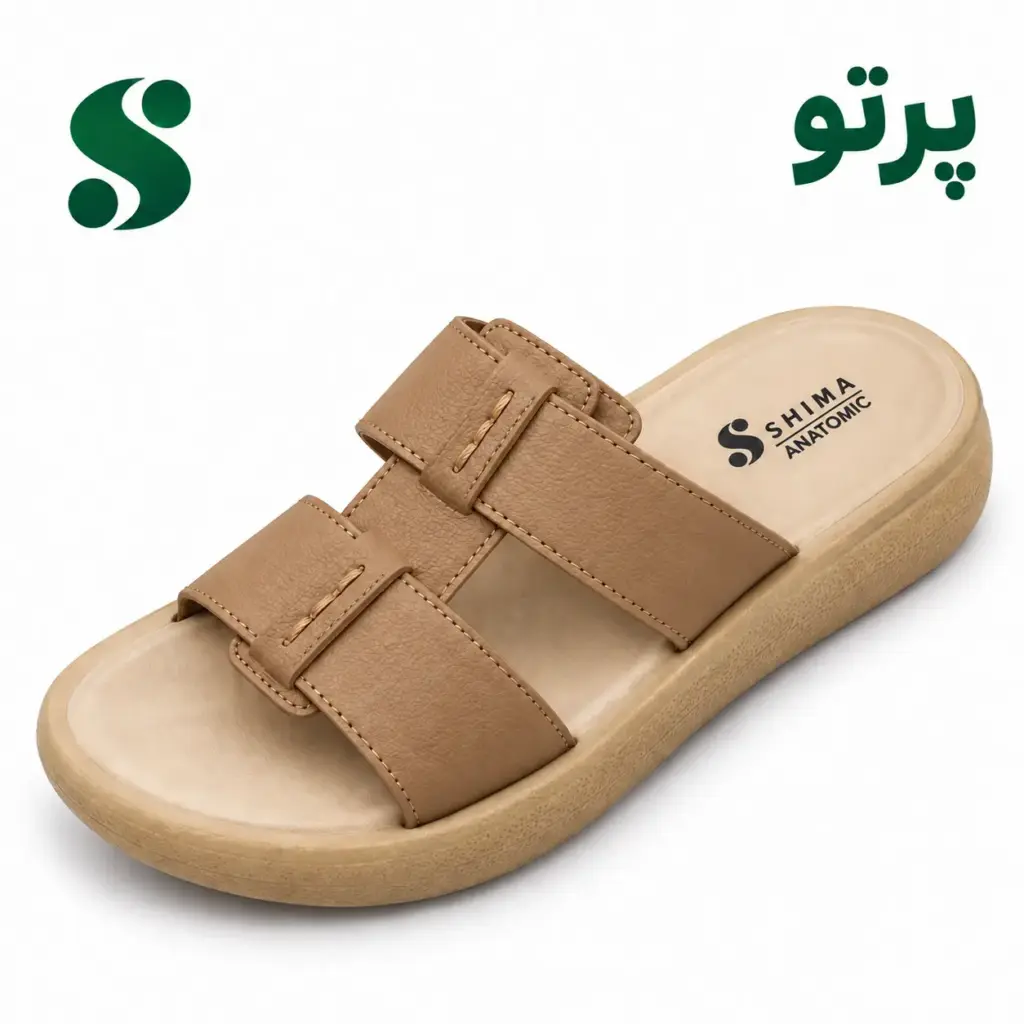 سرپایی زنانه پرتو نسکافه ای (41-37) 12 زوجی