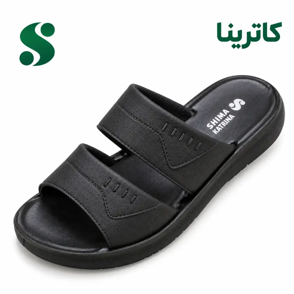 سرپایی زنانه کاترینا مشکی (39-37) 12 زوجی
