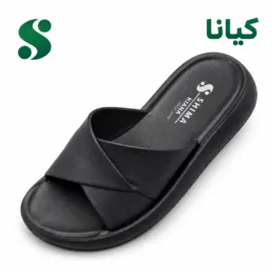 سرپایی زنانه کیانا مشکی (41-37) 12 زوجی