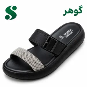 سرپایی زنانه گوهر مشکی (41-37) 12 زوجی