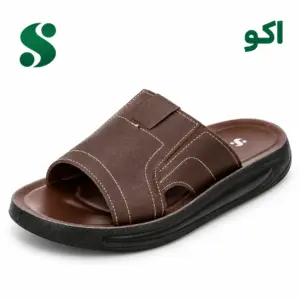 سرپایی مردانه اکو قهوه ای (45-40) 12زوجی