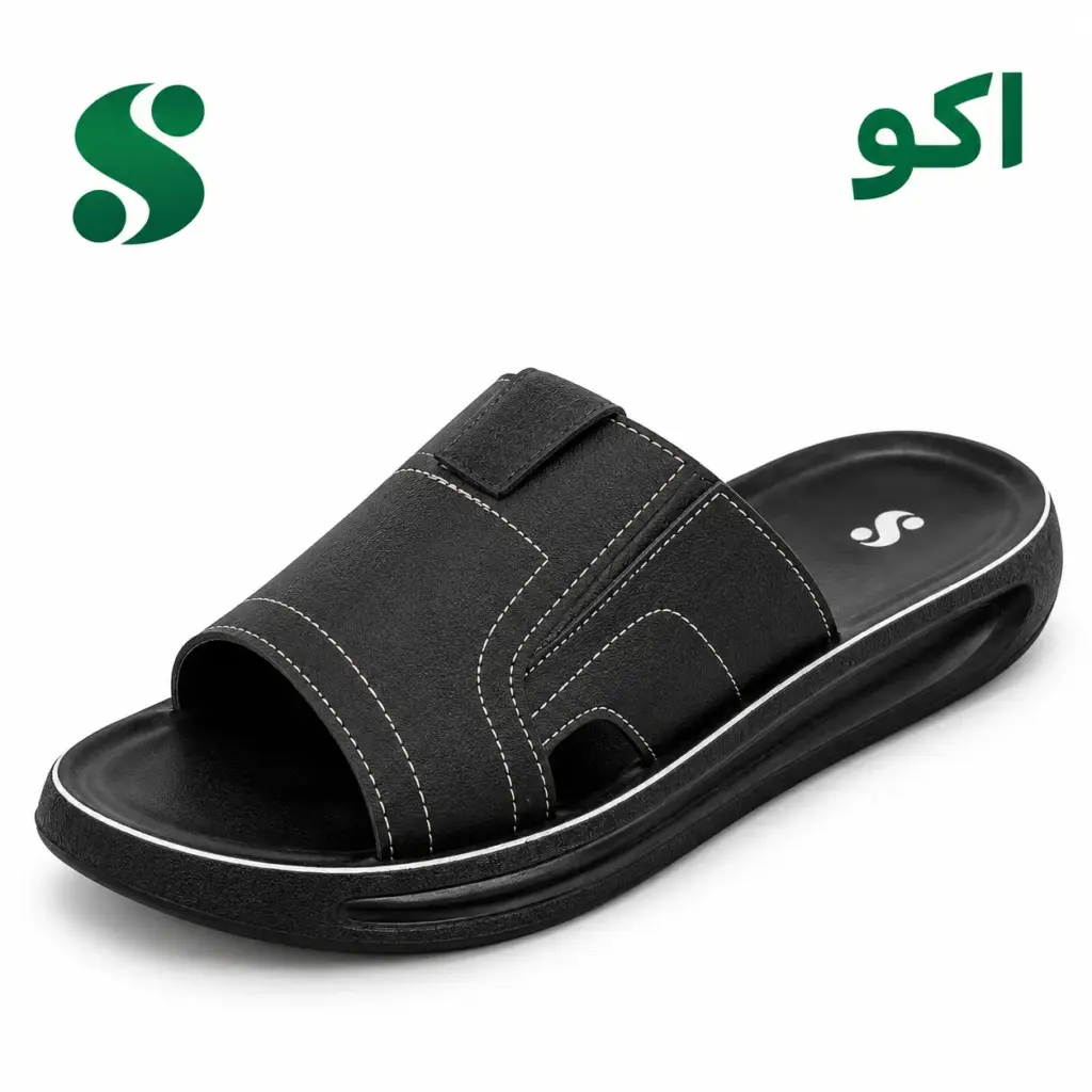 سرپایی مردانه اکو مشکی (45-40) 12زوجی