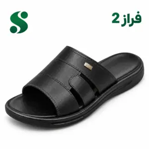 سرپایی مردانه فراز 2 مشکی (45-42) 12 زوجی