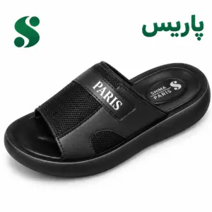 سرپایی مردانه پاریس 2 مشکی (45-40) 12زوجی