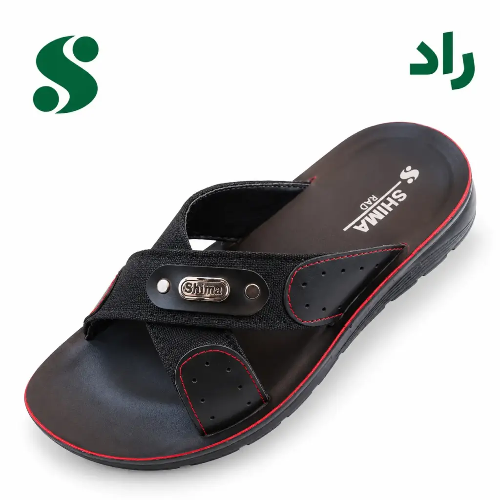 سرپایی پسرانه راد (کفی مغز رنگ) مشکی (35-30) 18 زوجی