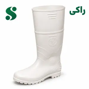 چکمه مردانه راکی سفید بلند (زیره سفید) کوچکپا (42-40) 10 زوجی