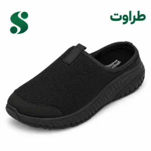 کفش زنانه بافتی طراوت مشکی (41-37) 12 زوجی