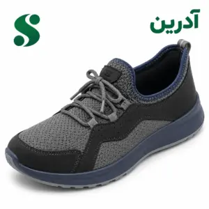 کفش مردانه بافتی آدرین طوسی سیر (45-40) 12 زوجی