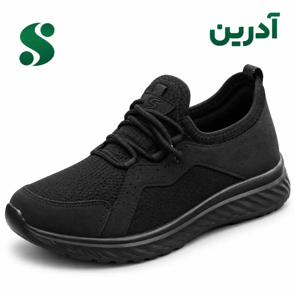 کفش مردانه بافتی آدرین مشکی (45-40) 12 زوجی