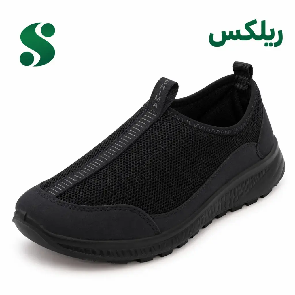 کفش مردانه ریلکس مشکی (40-44) 12زوجی