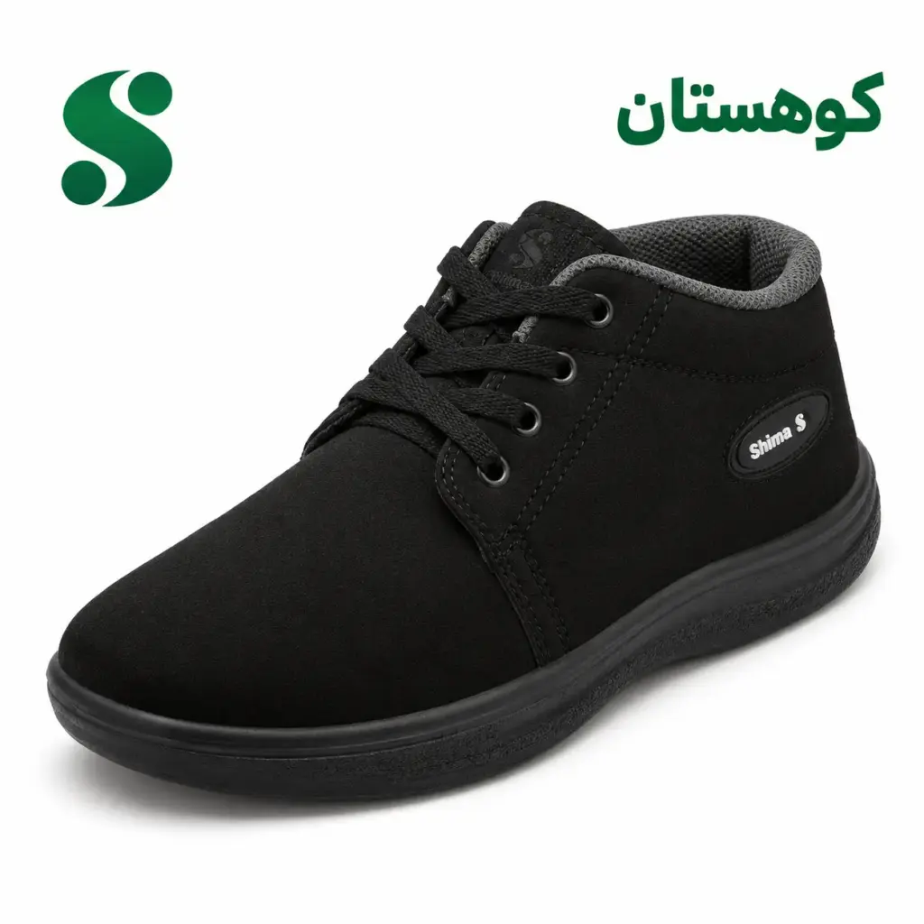 کفش مردانه کوهستان مشکی (44-40) 12 زوجی