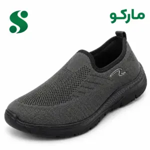 کفش میانه بافتی مارکو طوسی روشن (41-37) 12 زوجی