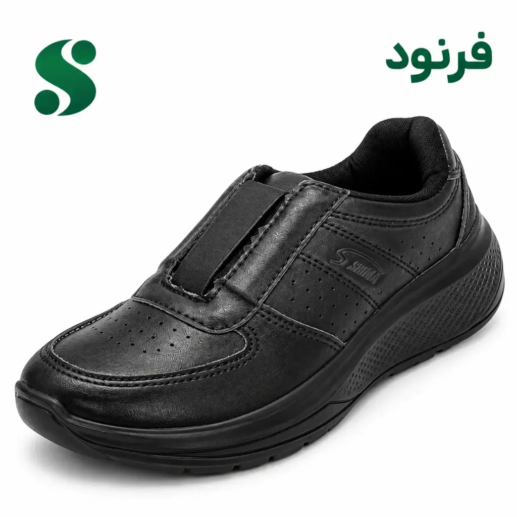 کفش پسرانه فرنود مشکی (35-30) 12زوجی